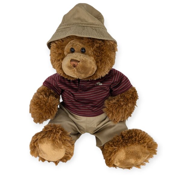 Build-A-Bear BAB Centennial Series Edition 2001 Teddy Bear w/Golfer's Outfit - Picture 1 of 11